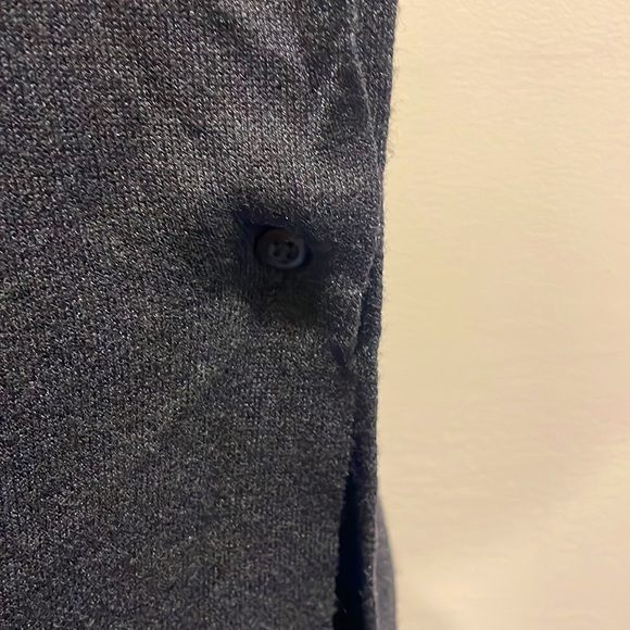 Black Wool OS Lululemon Shawl with Button Details and Pockets! - Picture 5 of 6